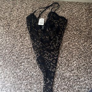 Lace spaghettini strap body suit Windsor